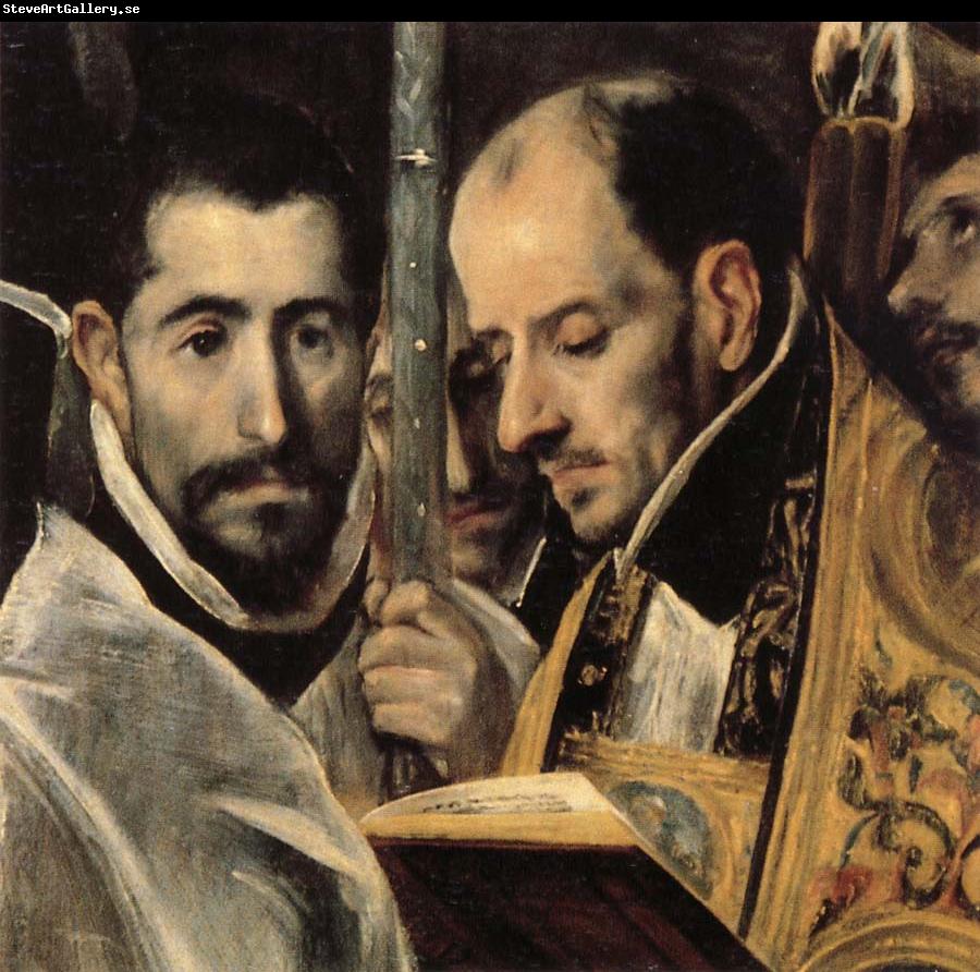 El Greco Details of The Burial of Count Orgaz